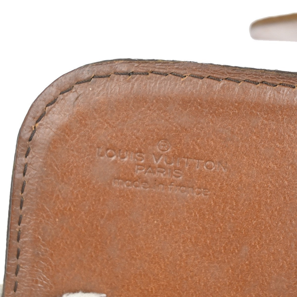 LOUIS VUITTON Cartouchiere MM Shoulder Bag Monogram Leather Brown M51253 30TA406