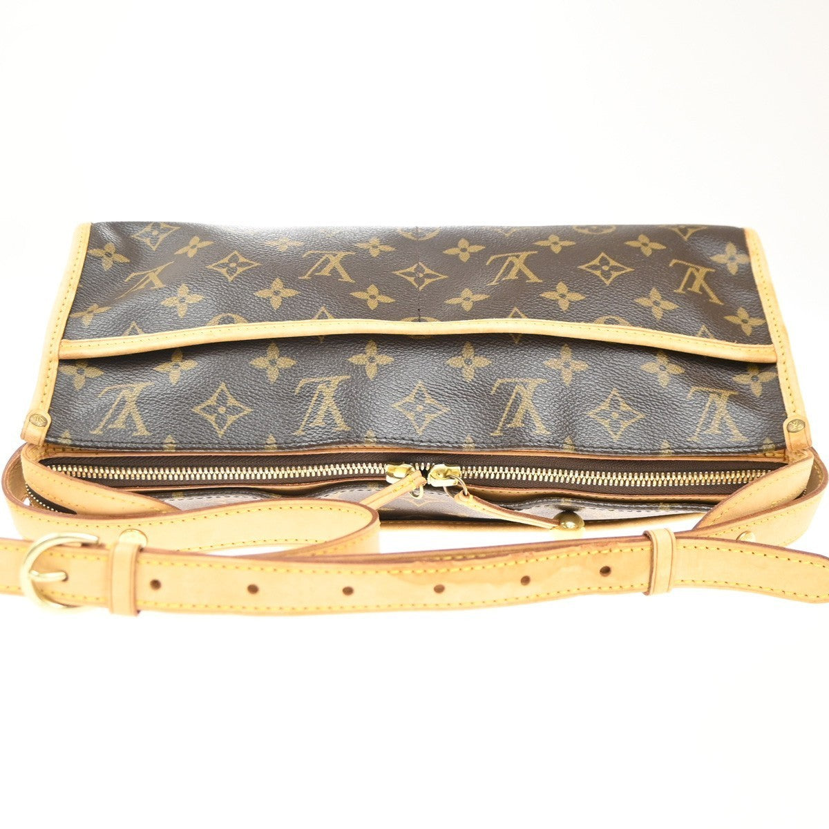 LOUIS VUITTON LV Popincourt Long Shoulder Bag Monogram Brown M40008 97MA358