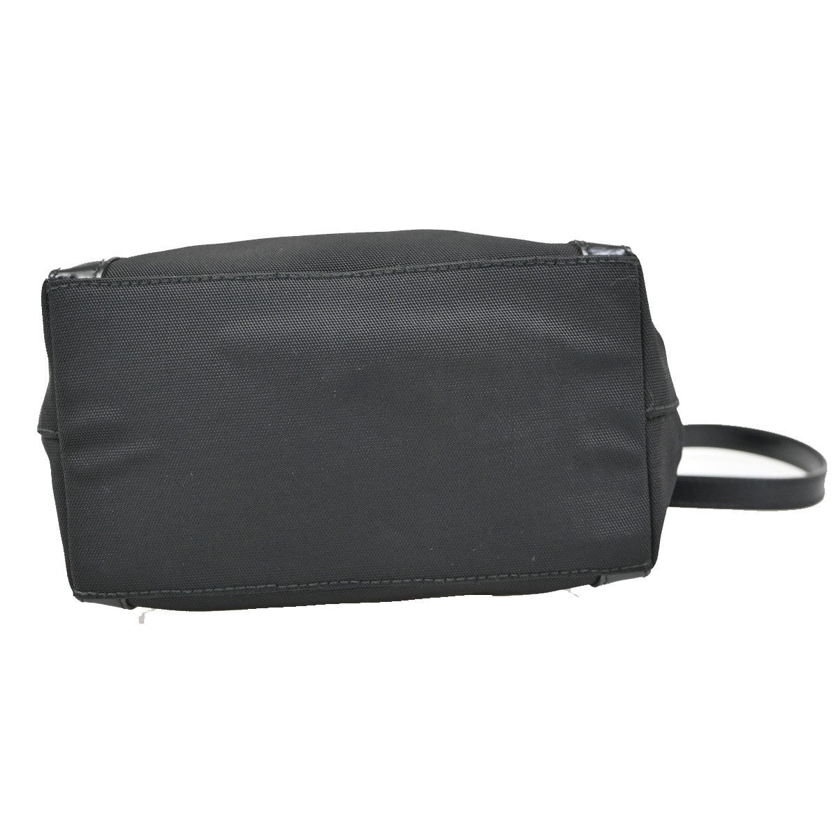 GUCCI 2Way Shoulder Hand Bag Nylon Black Sliver Italy 09DA133