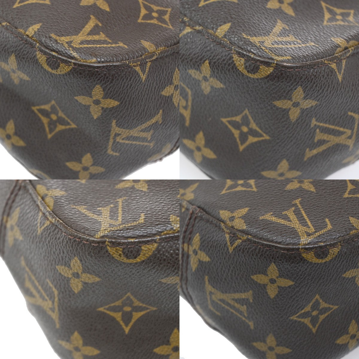 LOUIS VUITTON Spontini Shoulder Hand Bag Monogram Leather BN M47500 33CA541