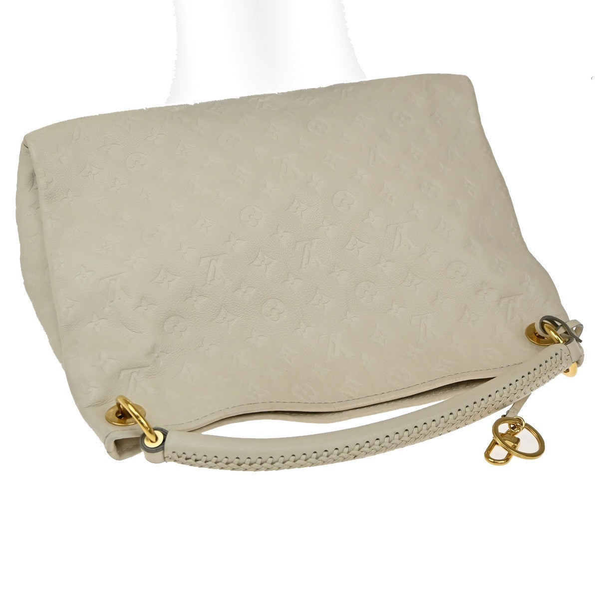 LOUIS VUITTON Artsy MM Shoulder Bag Monogram Empreinte White M93449 689RF733