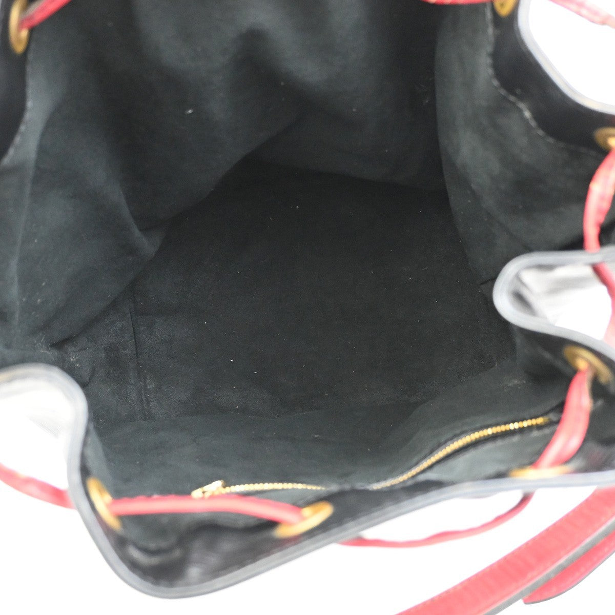 LOUIS VUITTON Noe GM Bicolor Shoulder Bag Epi Leather Black Red  M44017 32KB811