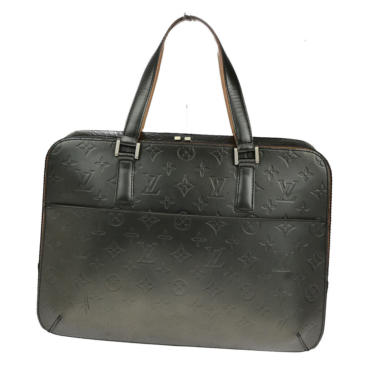 LOUIS VUITTON Malden Hand Tote Bag Monogram Mat Leather Gray M55135 61SJ468