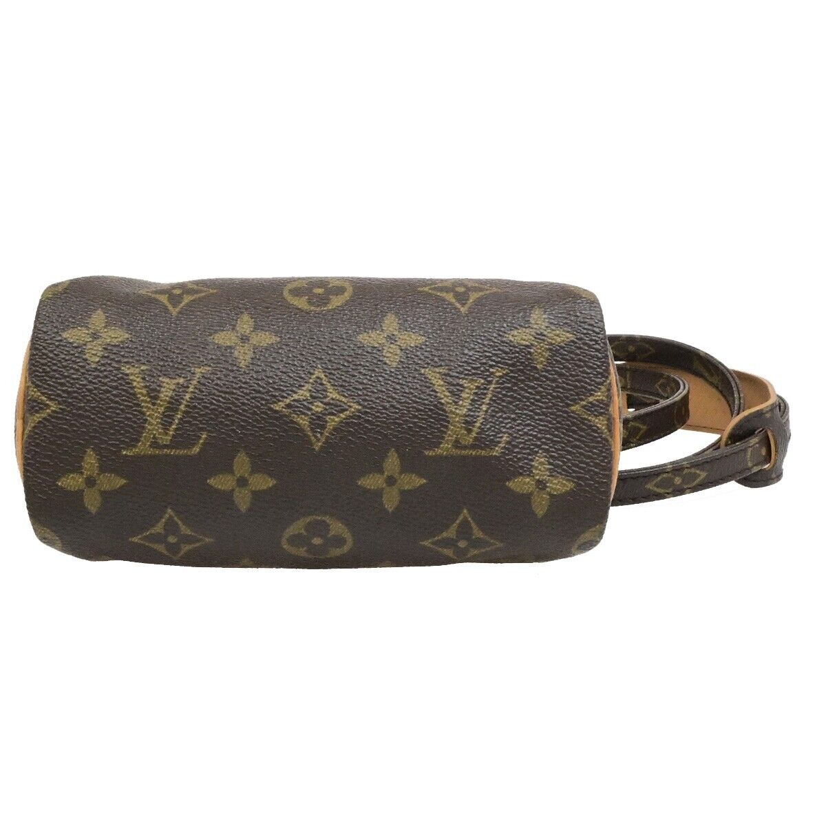 LOUIS VUITTON Mini Speedy 2Way Hand Bag Monogram Leather Brown M41534 95EE086