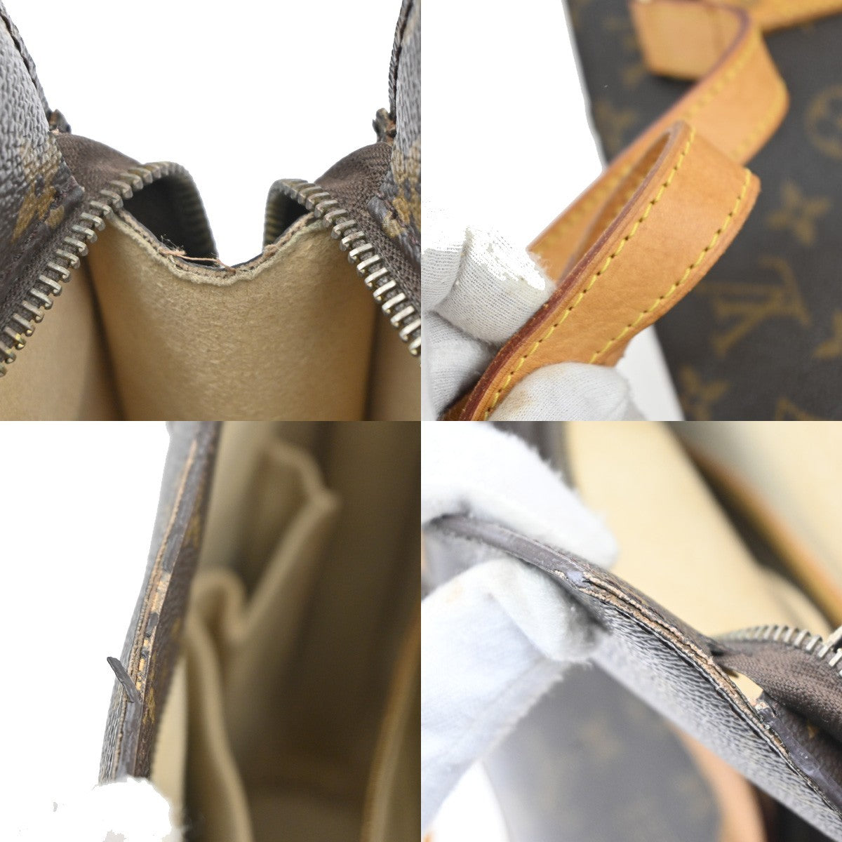 LOUIS VUITTON BABYLONE Shoulder Bag Monogram Leather Brown France M51102 32CA352