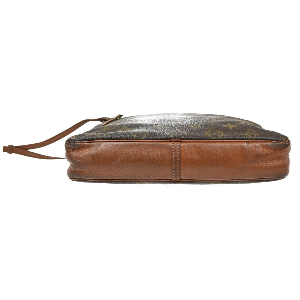 LOUIS VUITTON Logo Pochette Sports Clutch Hand Bag Monogram Leather BN 09MA073