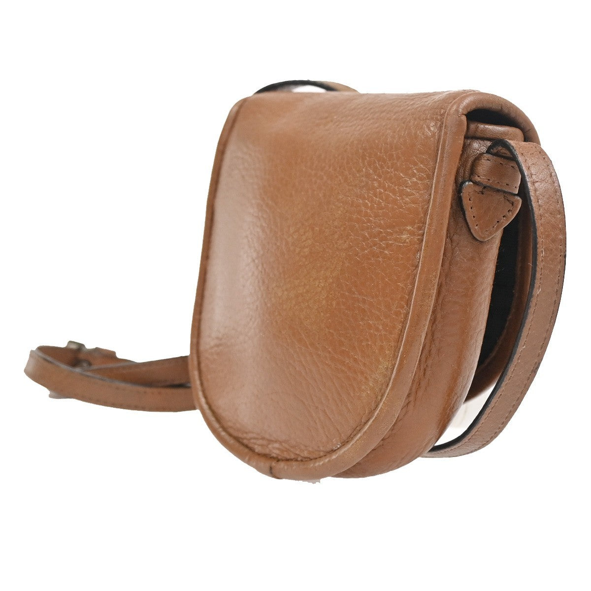 LOEWE Heritage 1846 Mini Crossbody Bag Adjustable Strap Leather Brown 38ZA362