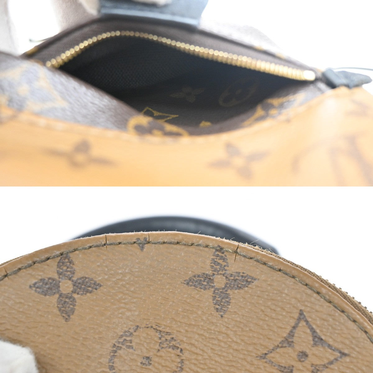 LOUIS VUITTON Palm Springs Mini Backpack Monogram Reverse Brown M44872 98KD053