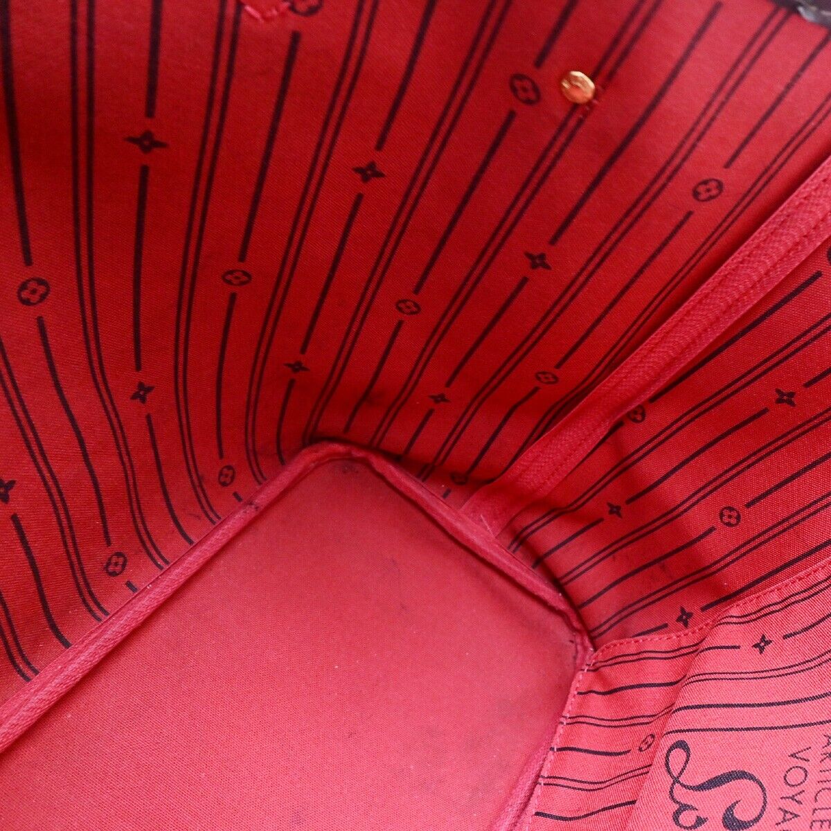 LOUIS VUITTON Neverfull MM Shoulder Bag Damier Ebene Leather BN N41358 99EC925