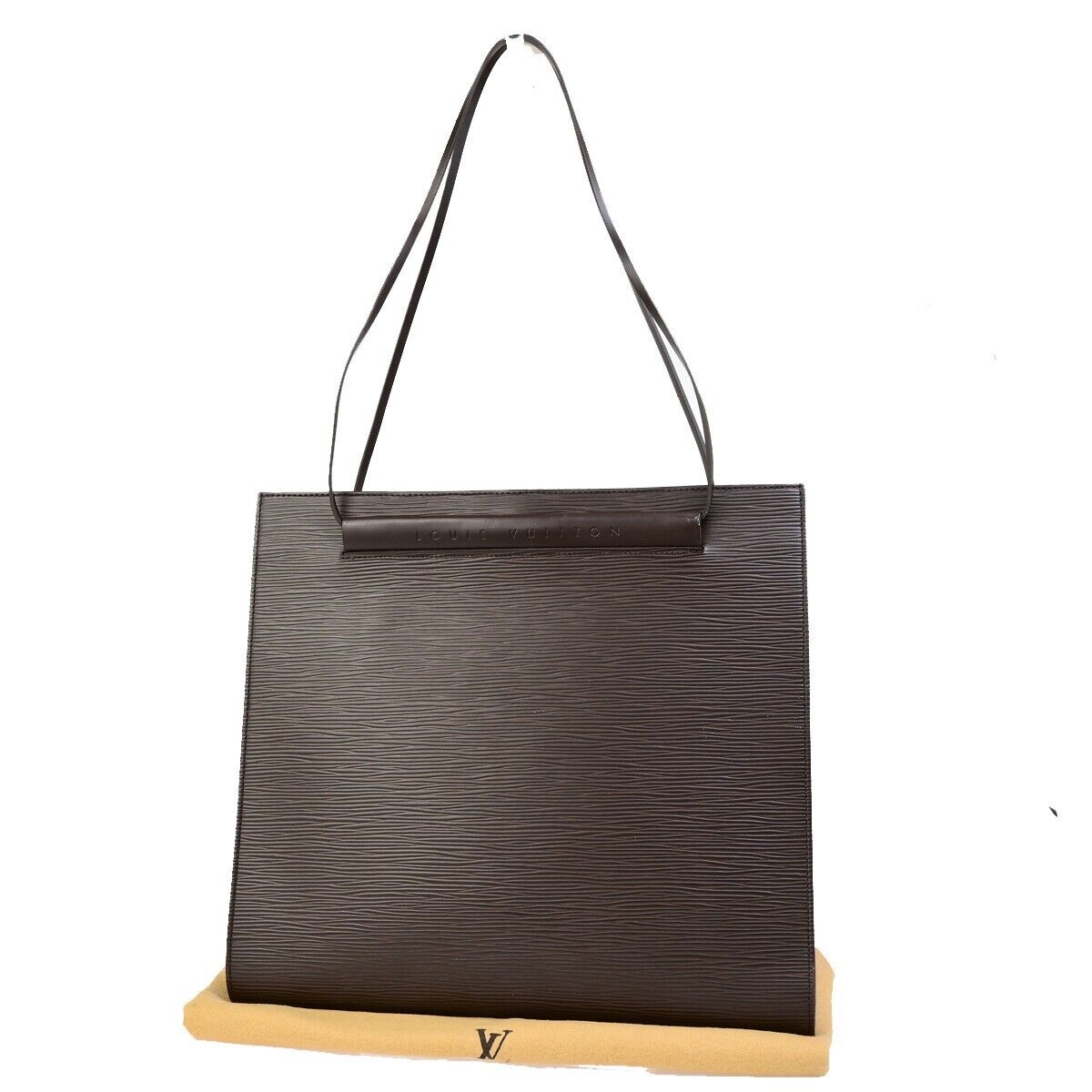 LOUIS VUITTON Logo Saint Tropez Shoulder Bag Epi Leather Brown M5246D 79RK721