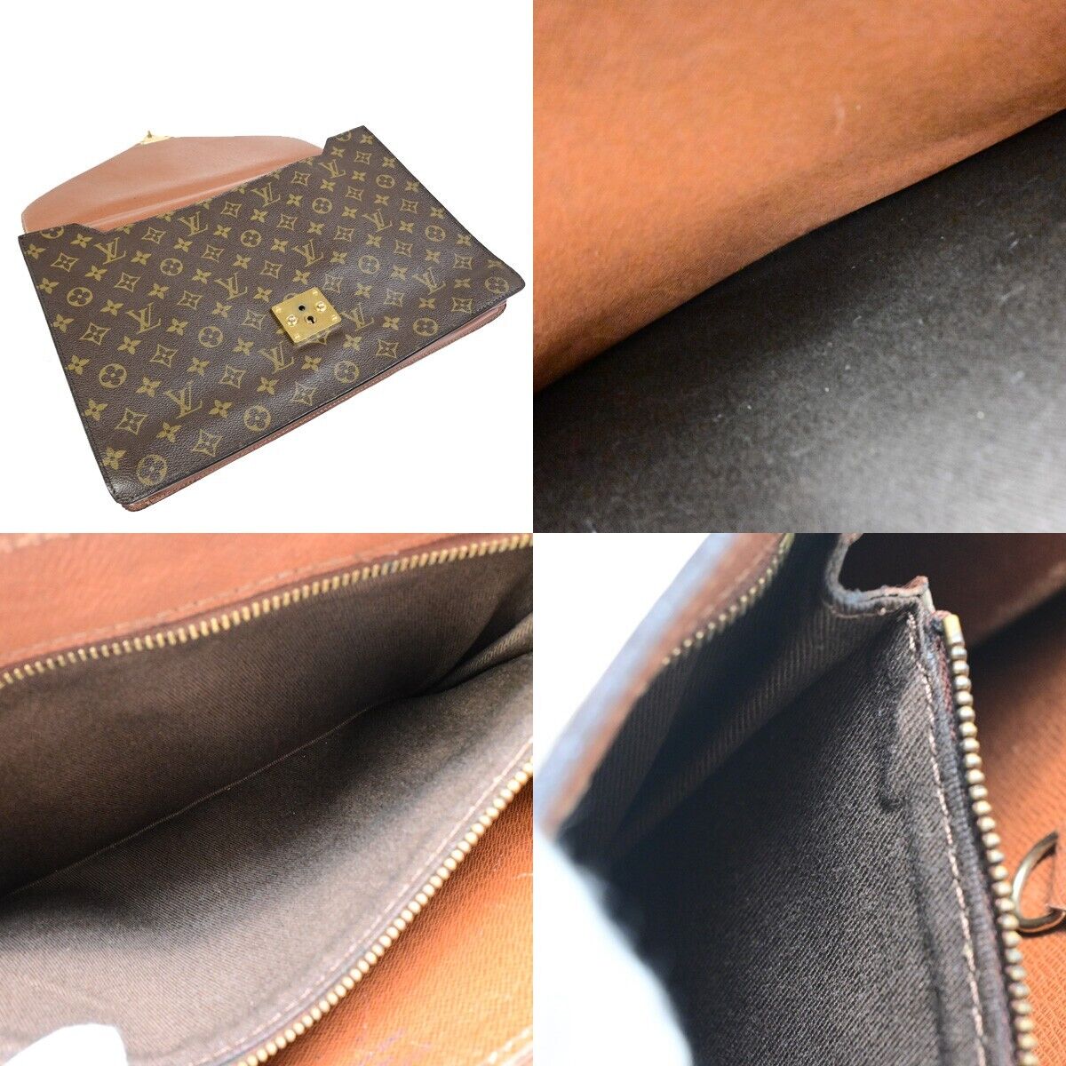 LOUIS VUITTON Porte Documents Bandouliere 2Way Hand Bag Monogram M53338 64EC567