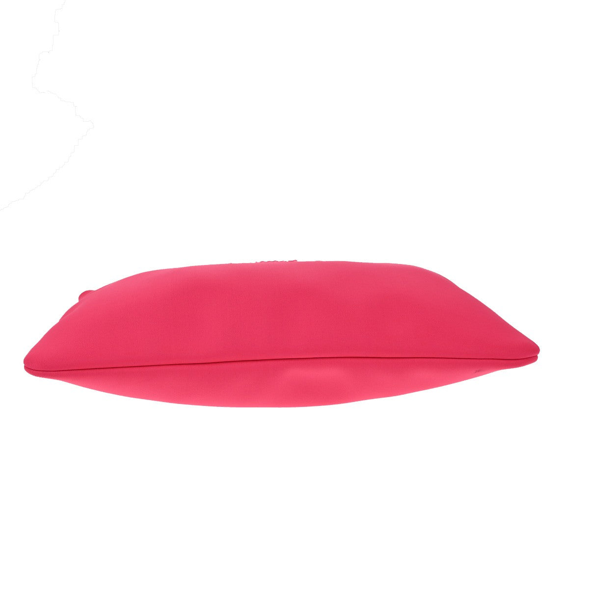 HERMES Logo Neobain GM Flat Pouch Polyamide Elastane Leather Pink 62KB569