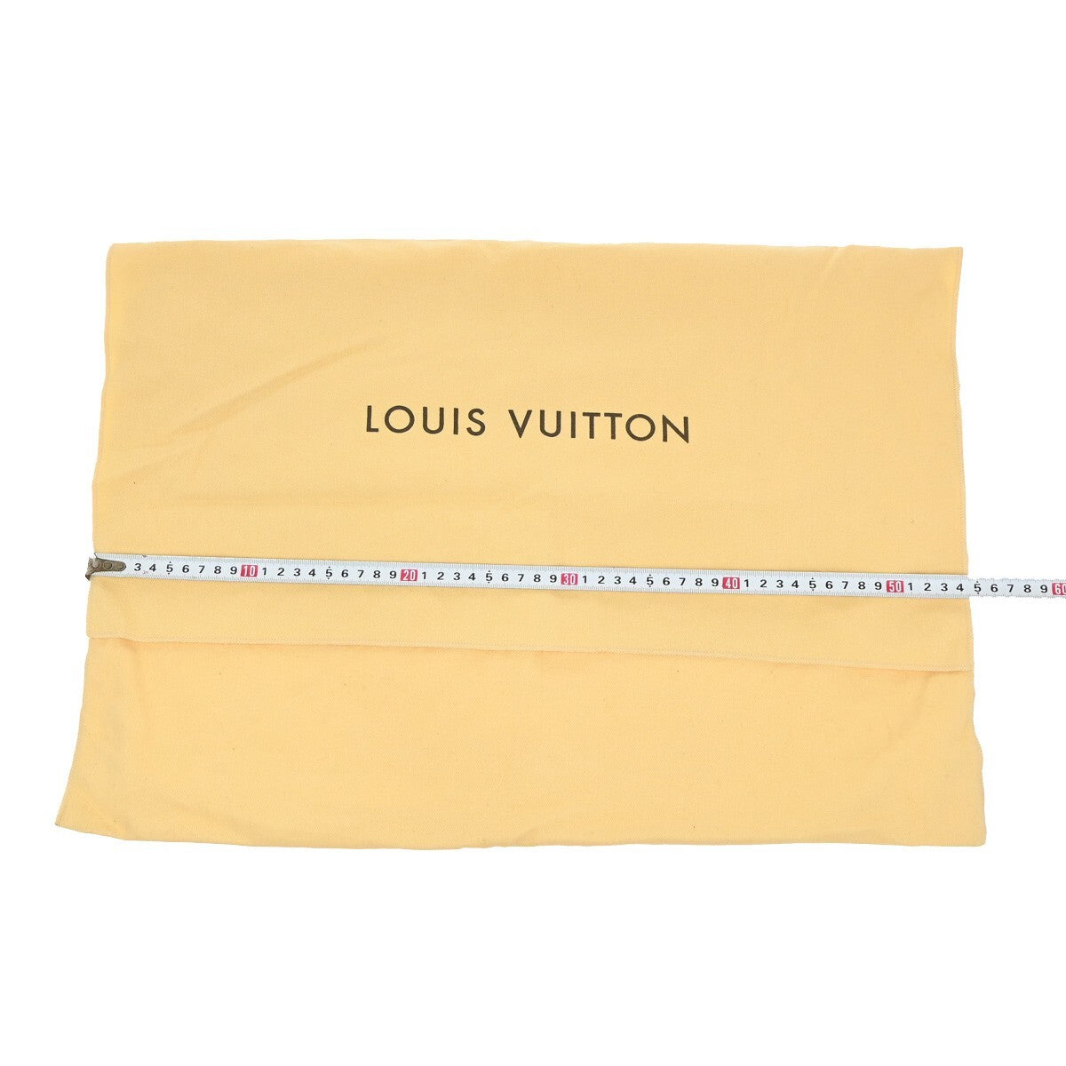 LOUIS VUITTON Logo 10 Set Dust Bag Drawstring Canvas Cotton Beige Brown 09EE137