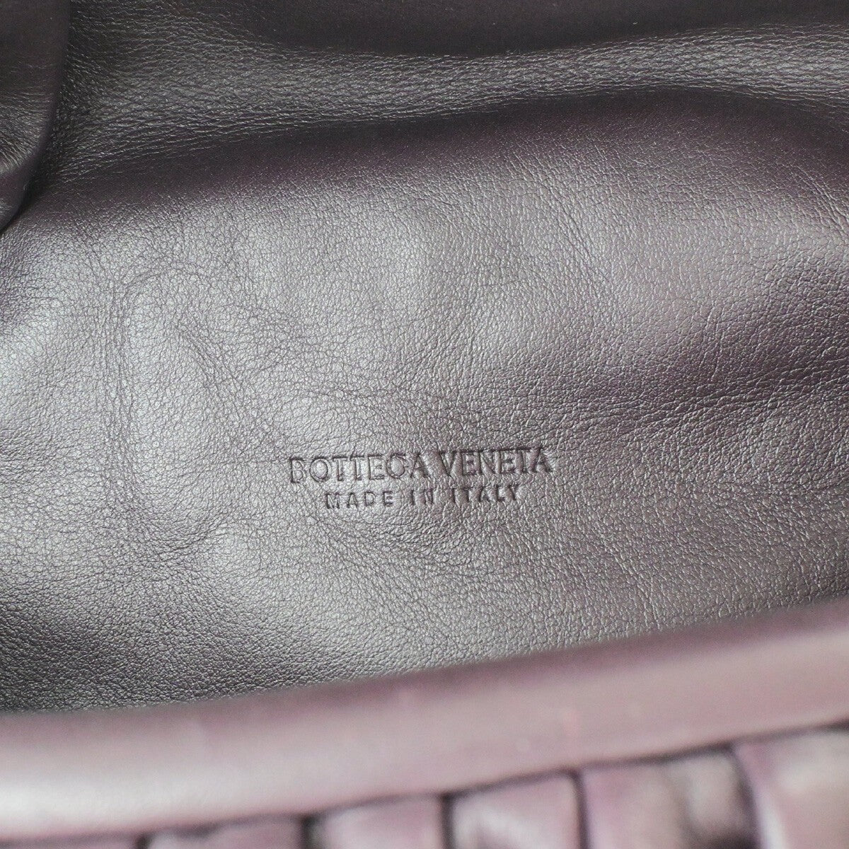 BOTTEGA VENETA Logo The Chain Pouch Body Shoulder Bag Leather BX GHW 609RK530