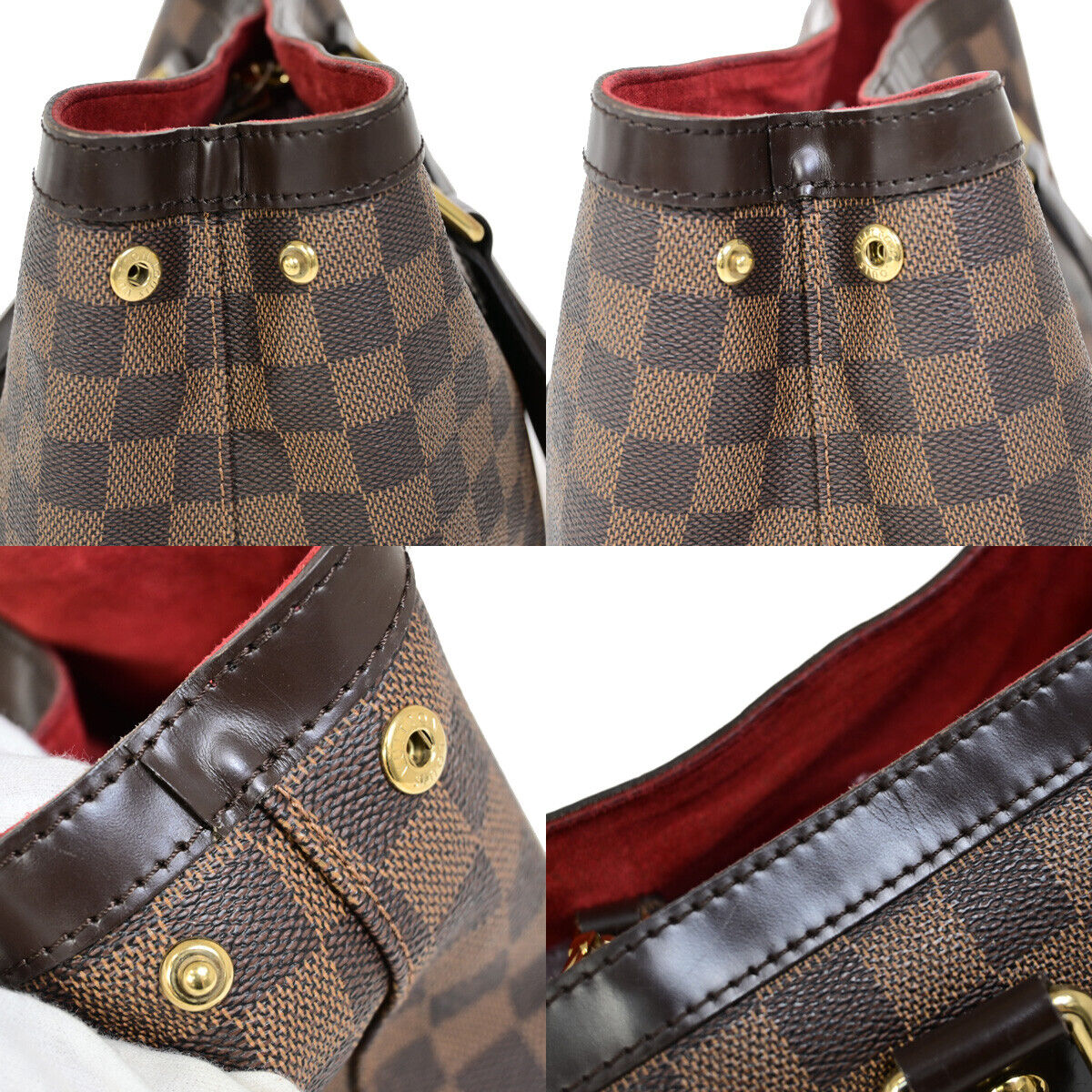 LOUIS VUITTON Hampstead PM Shoulder Bag Damier Ebene Leather BN N51205 18YE850