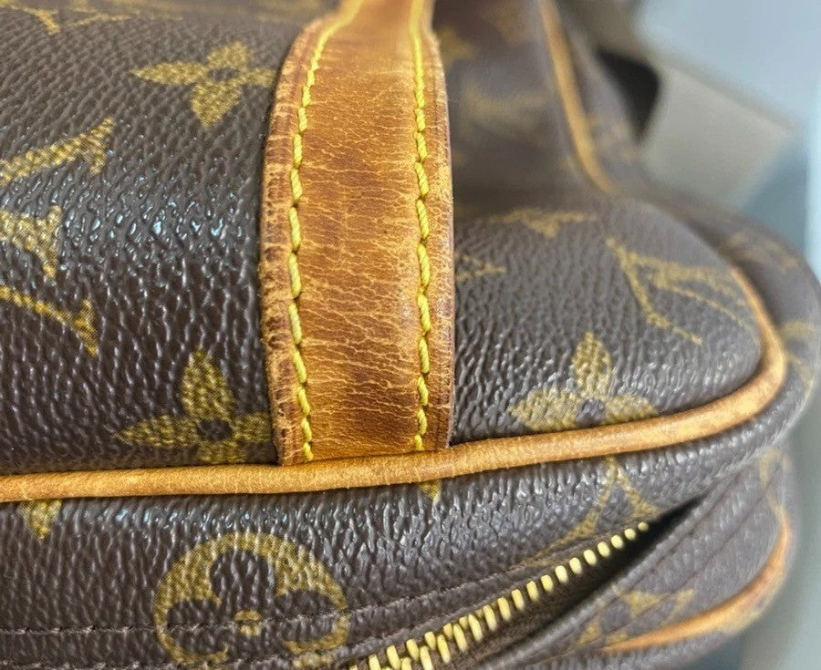 LOUIS VUITTON Reporter PM Crossbody Shoulder Bag Monogram Leather M45254 34KC186