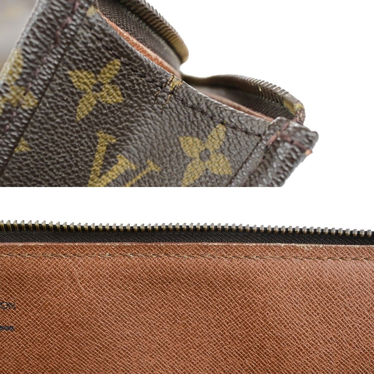 LOUIS VUITTON Poche Documents Business Clutch Bag Monogram M53456 64ED419