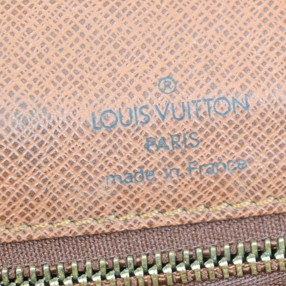 LOUIS VUITTON Concorde Hand Bag Monogram Leather Brown France M51190 89MA598