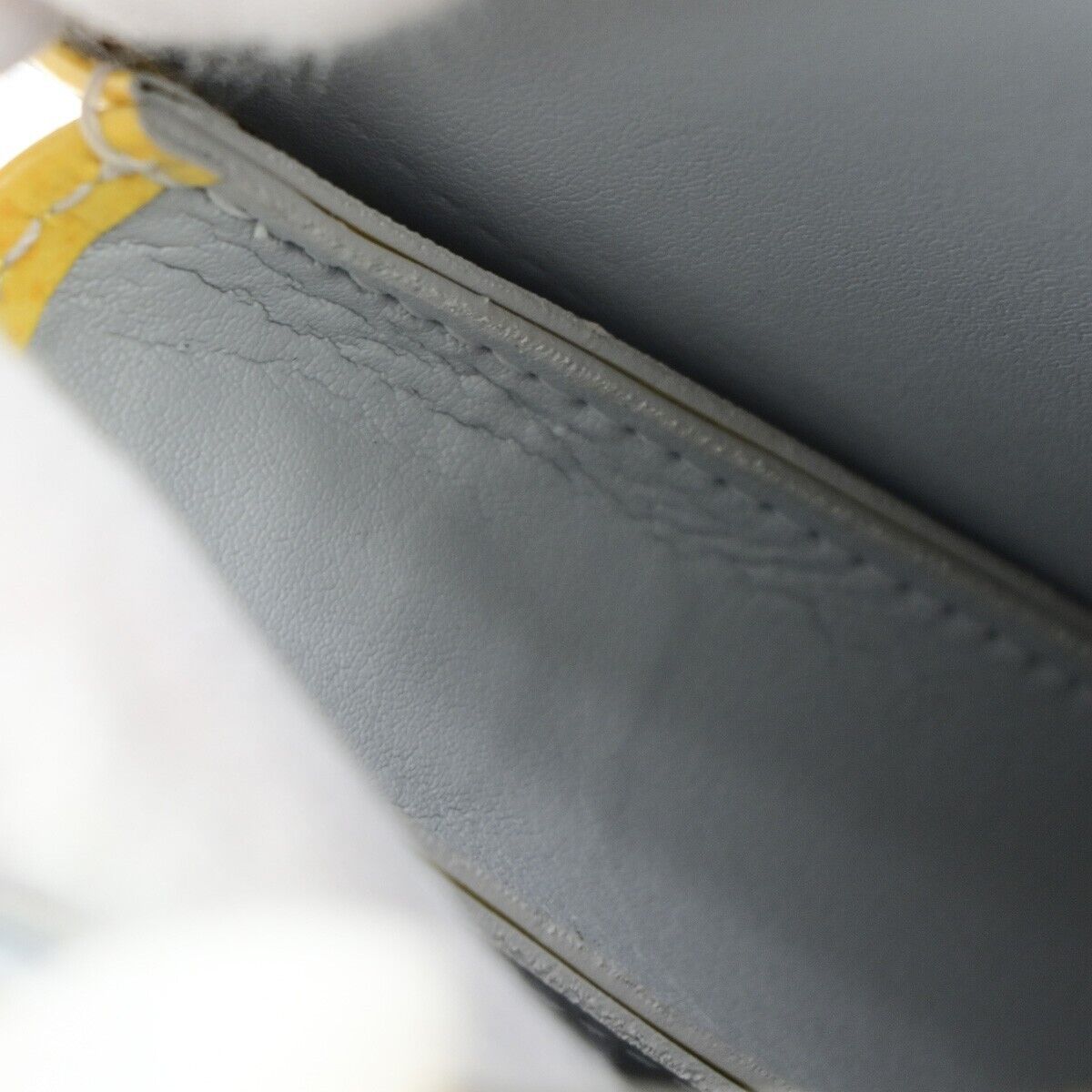 LOUIS VUITTON LV Motto Shoulder Bag Monogram Vernis Leather Gris M91030 63EC941