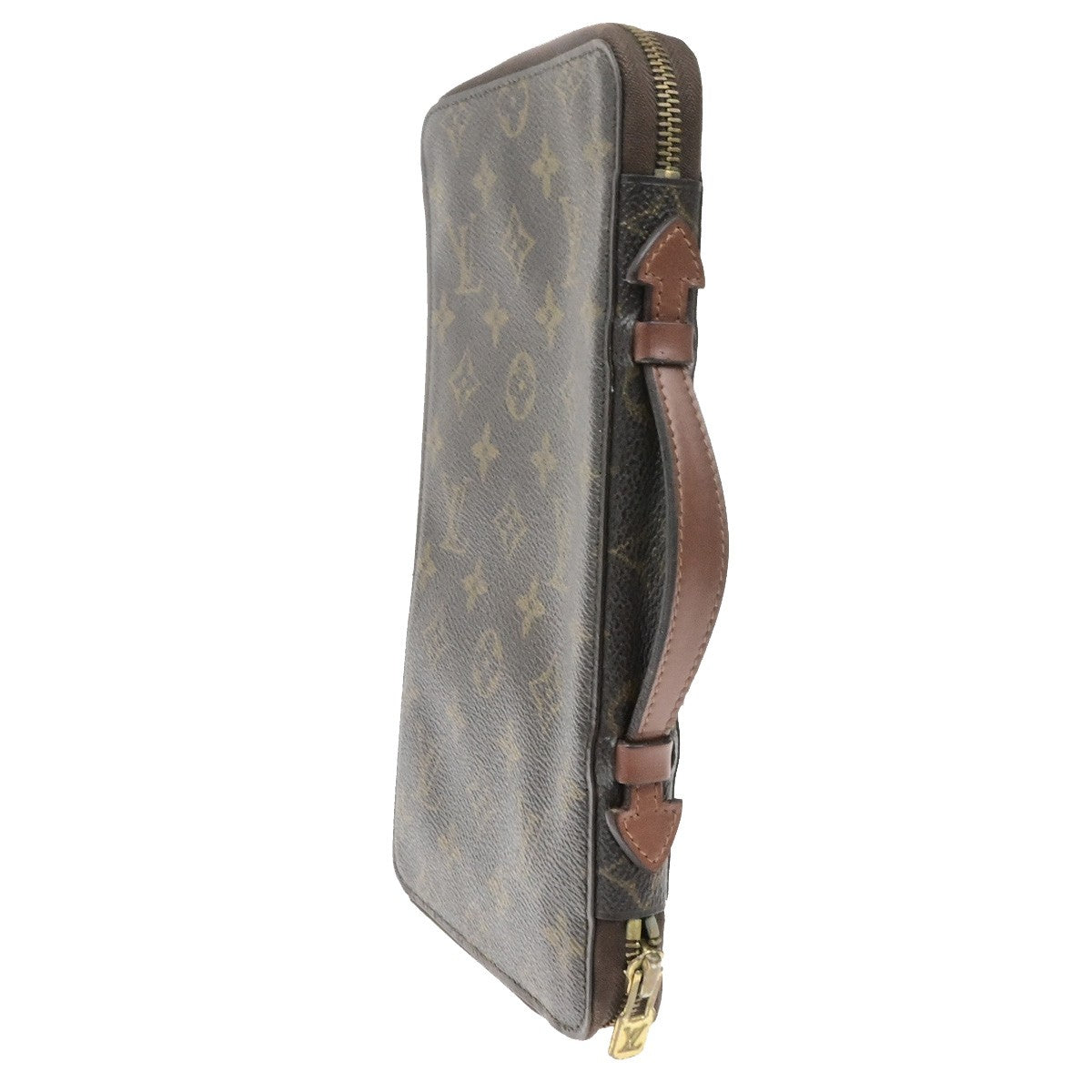 LOUIS VUITTON Poche Escapade Bifold Wallet Monogram Leather Brown M60113 38YH186