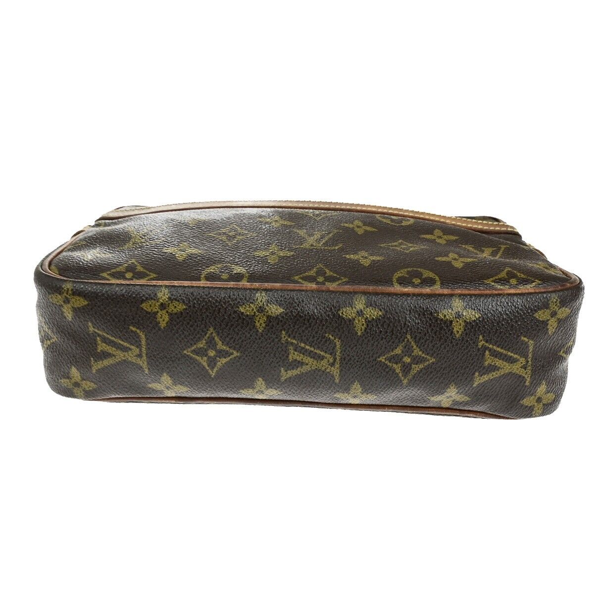 LOUIS VUITTON Compiegne 23 Clutch Hand Bag Monogram Leather Brown M51847 63FA723