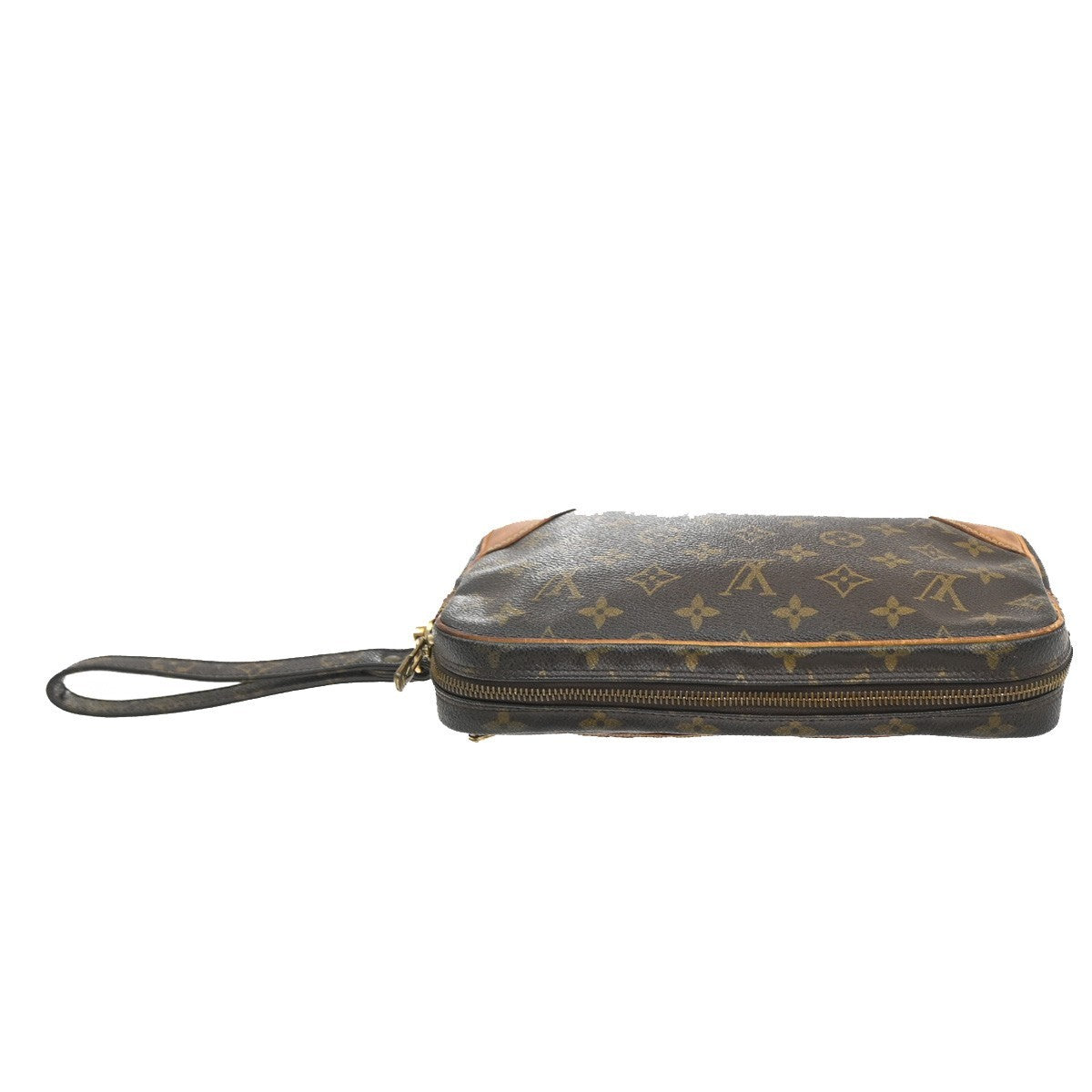 LOUIS VUITTON Marly Dragonne GM Clutch Hand Bag Monogram Brown M51825 01SA115