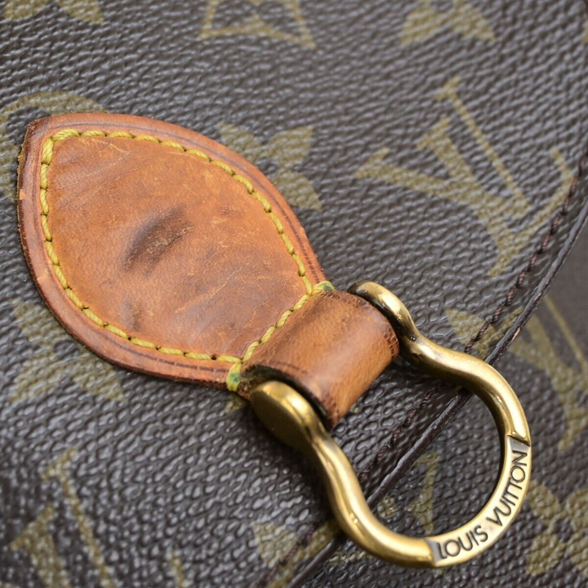 LOUIS VUITTON Mini Saint Cloud Shoulder Bag Monogram Leather BN M51244 65FB334