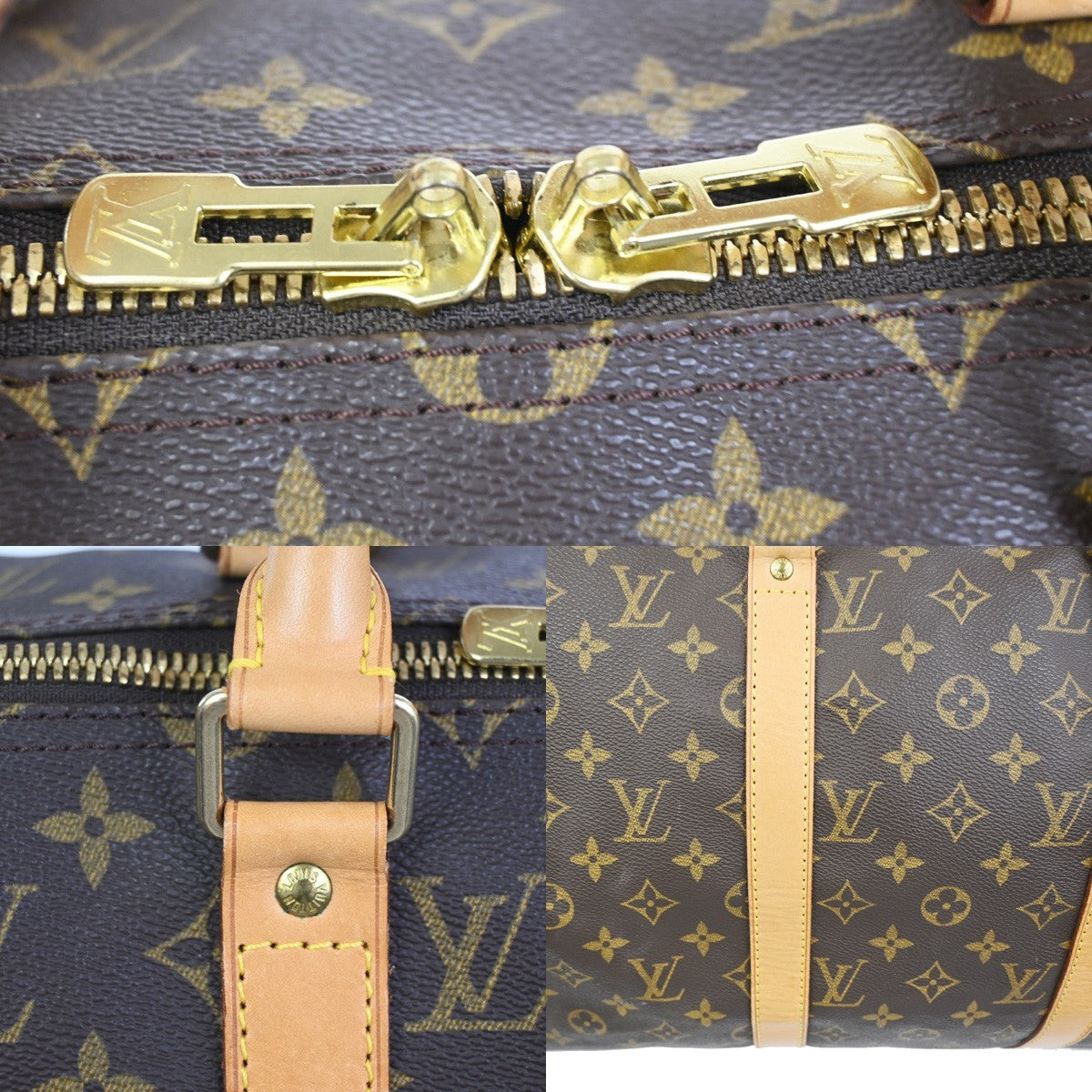 LOUIS VUITTON Keepall Bandouliere 50 Handbag Monograme Leather BN M41416 11ZA354