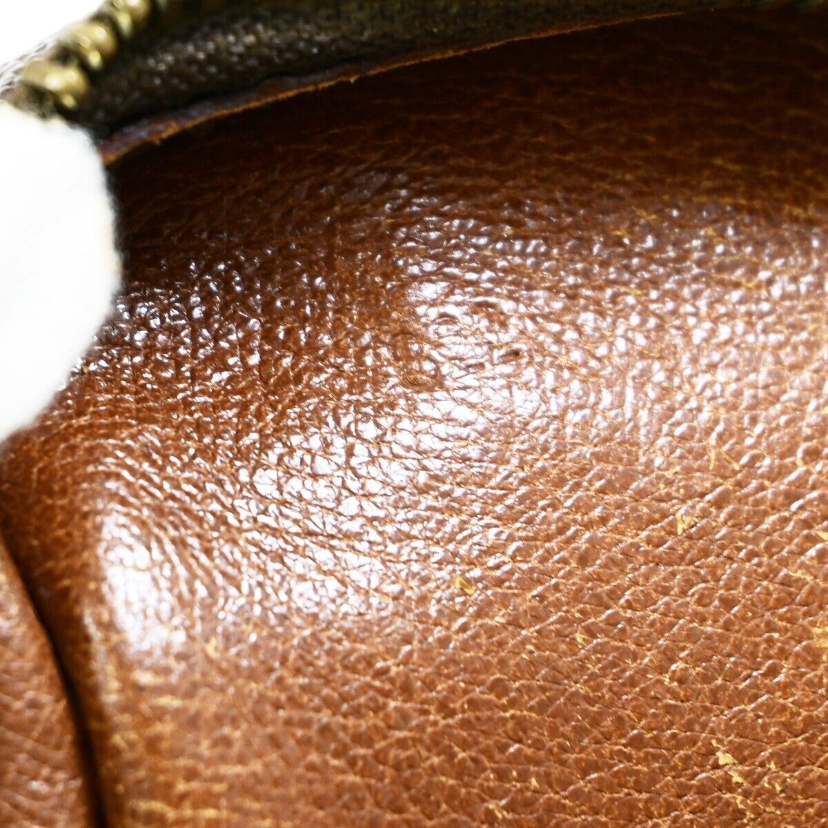 LOUIS VUITTON Petit Marceau Shoulder Bag Monogram Leather Brown M40264 04EB431
