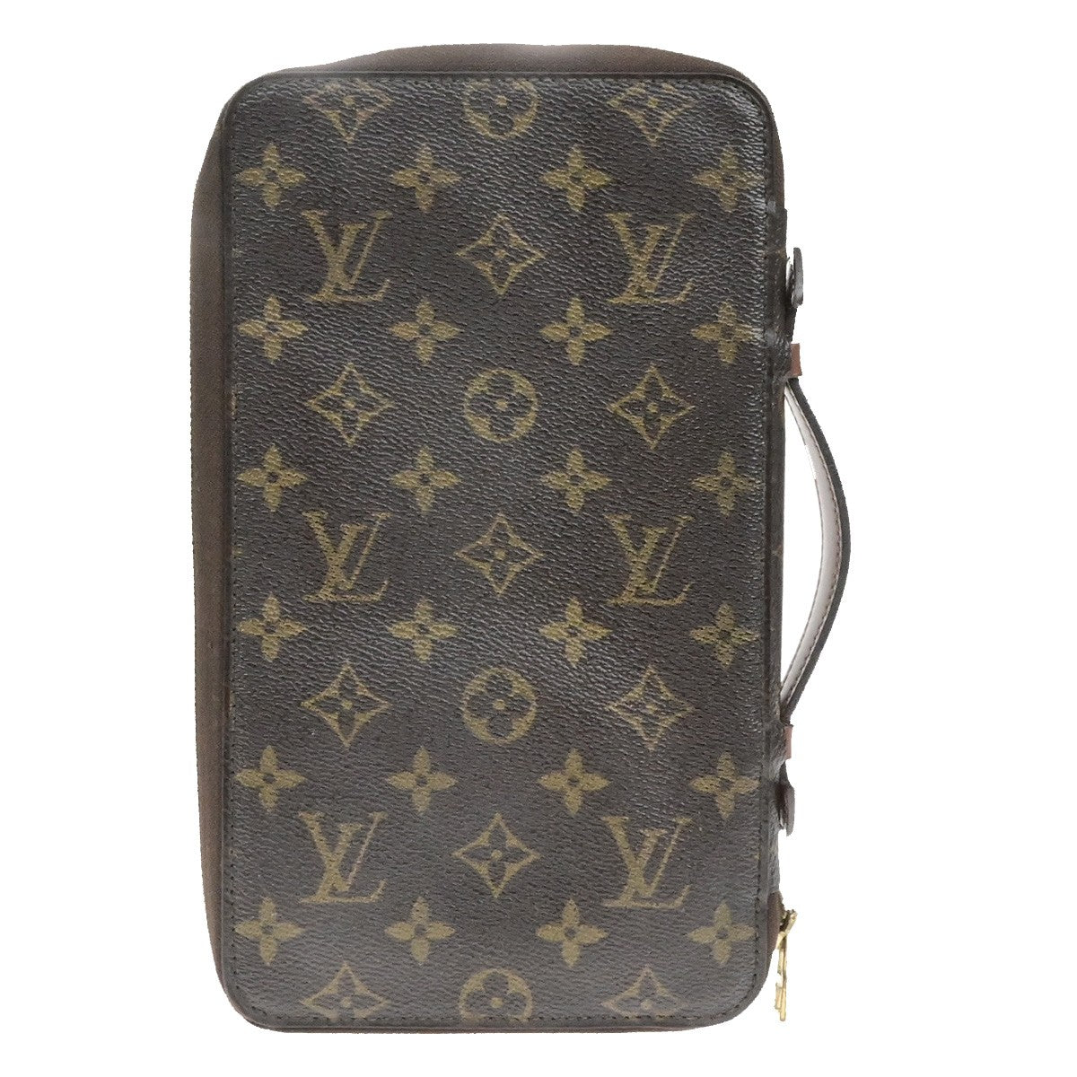 LOUIS VUITTON Poche Escapade Bifold Wallet Monogram Leather Brown M60113 38YH186