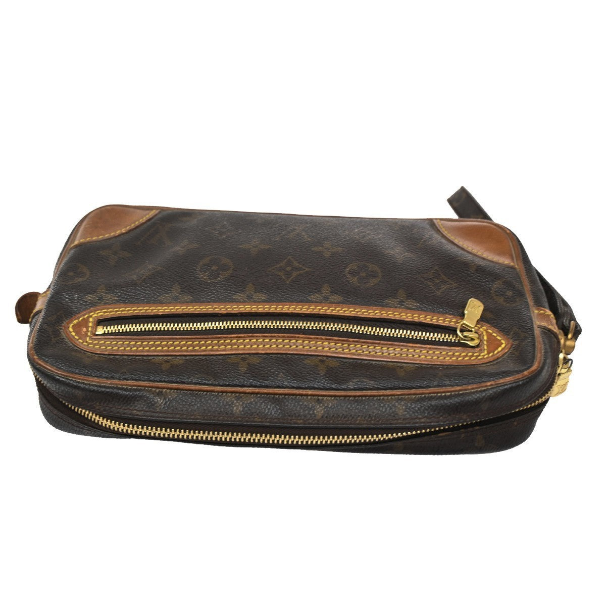 LOUIS VUITTON Marly Dragonne GM Clutch Hand Bag Monogram Brown M51825 62KC196