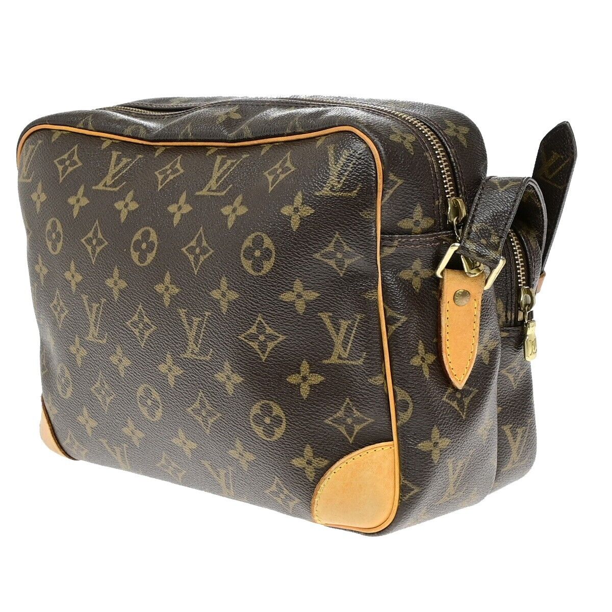 LOUIS VUITTON Nile Crossbody Shoulder Bag Monogram Leather Brown M45244 65ED954