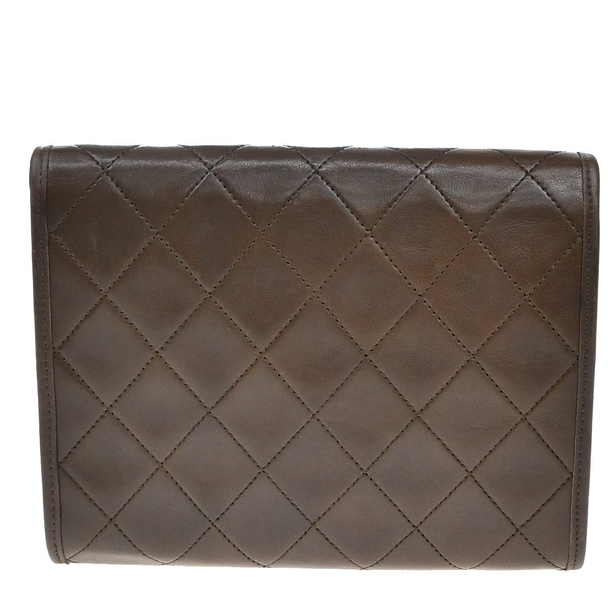 CHANEL CC Logo Mini Matelasse Chain Shoulder Bag Leather Black GHW 600RF626
