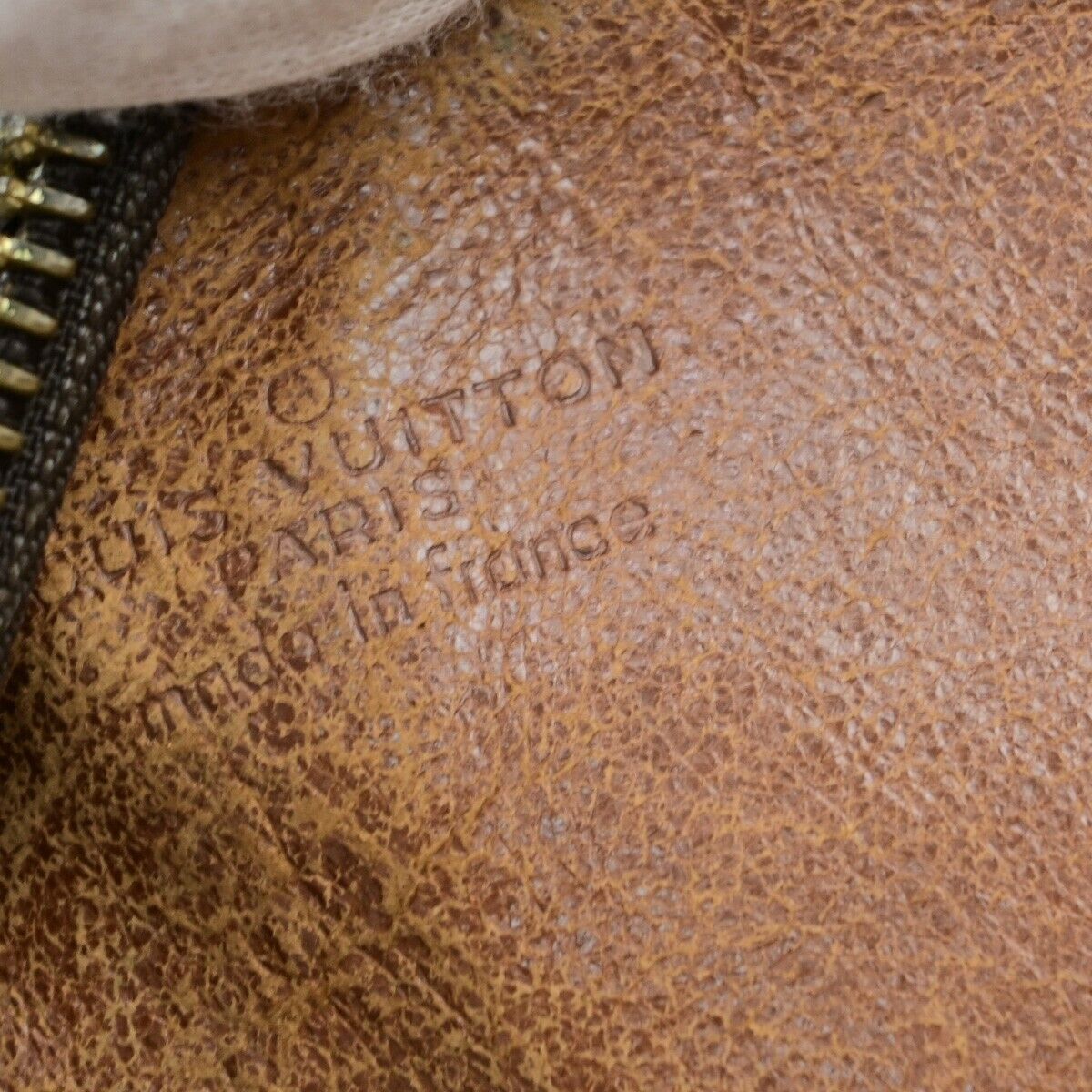 LOUIS VUITTON Petit Marceau Shoulder Bag Monogram Leather Brown M40264 05ED960