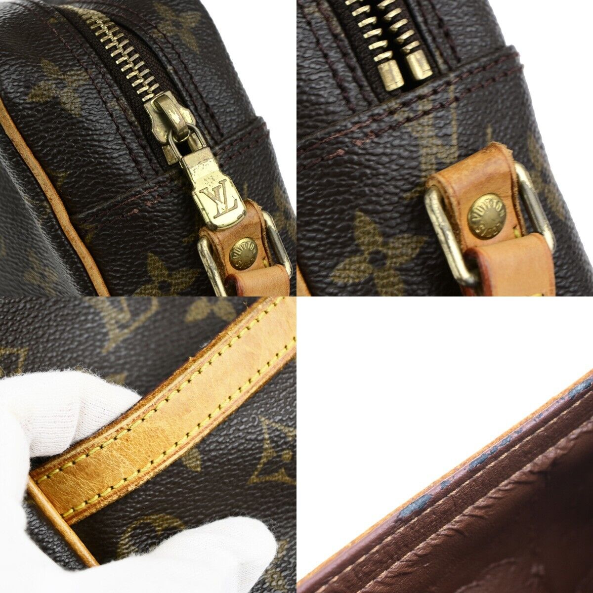 LOUIS VUITTON Trocadero 27 Shoulder Bag Monogram Leather Brown M51274 84EC993