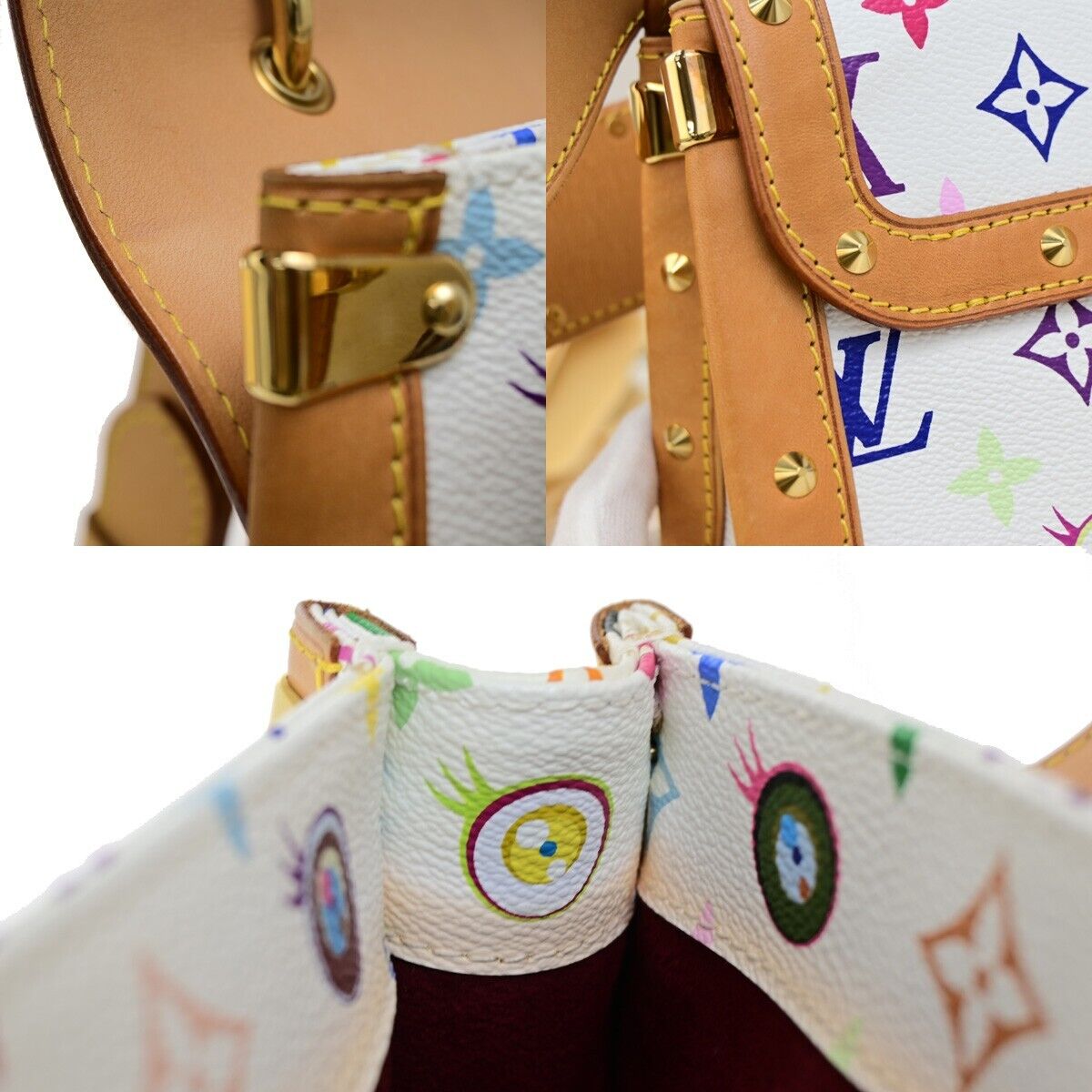 LOUIS VUITTON Eye Love Sac Rabat Shoulder Bag Monogram Multi WE M92055 865RK665