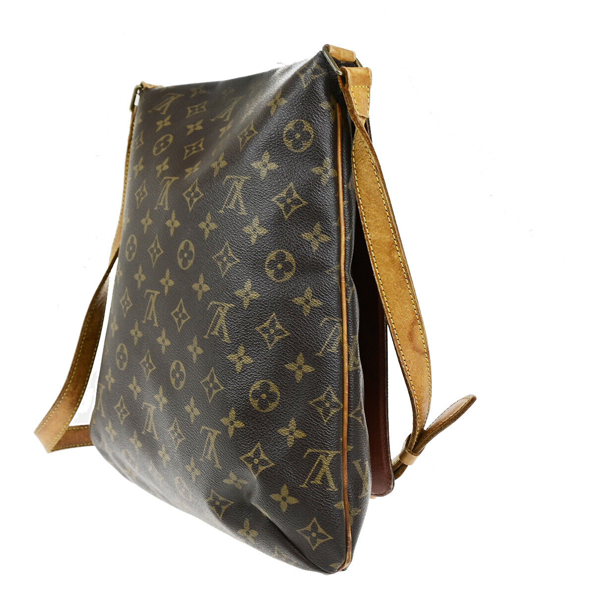 LOUIS VUITTON Musette Shoulder Bag Monogram Leather Brown France M51256 30YG551