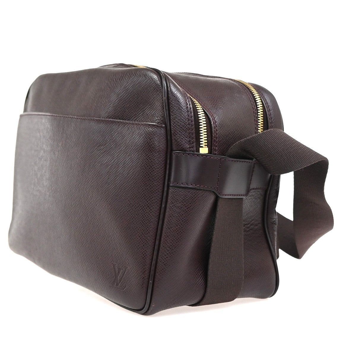 LOUIS VUITTON Reporter Crossbody ShoulderBag Taiga Leather Acajou M45254 82SA045