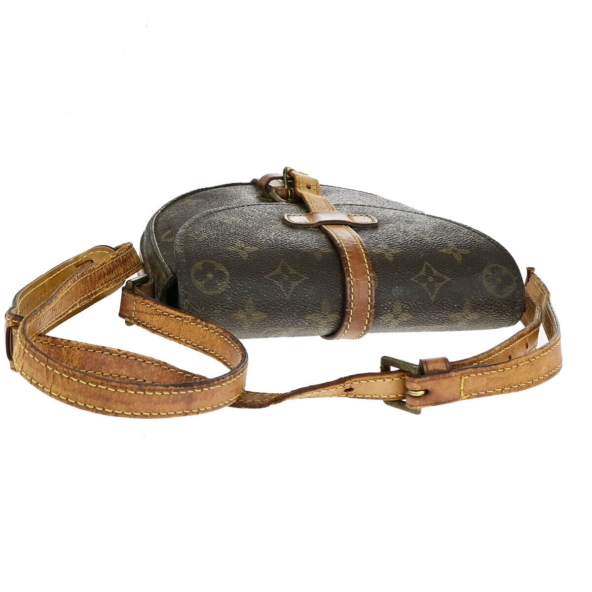 LOUIS VUITTON Chantilly PM Shoulder Bag Monogram Leather Brown M51234 60YG608