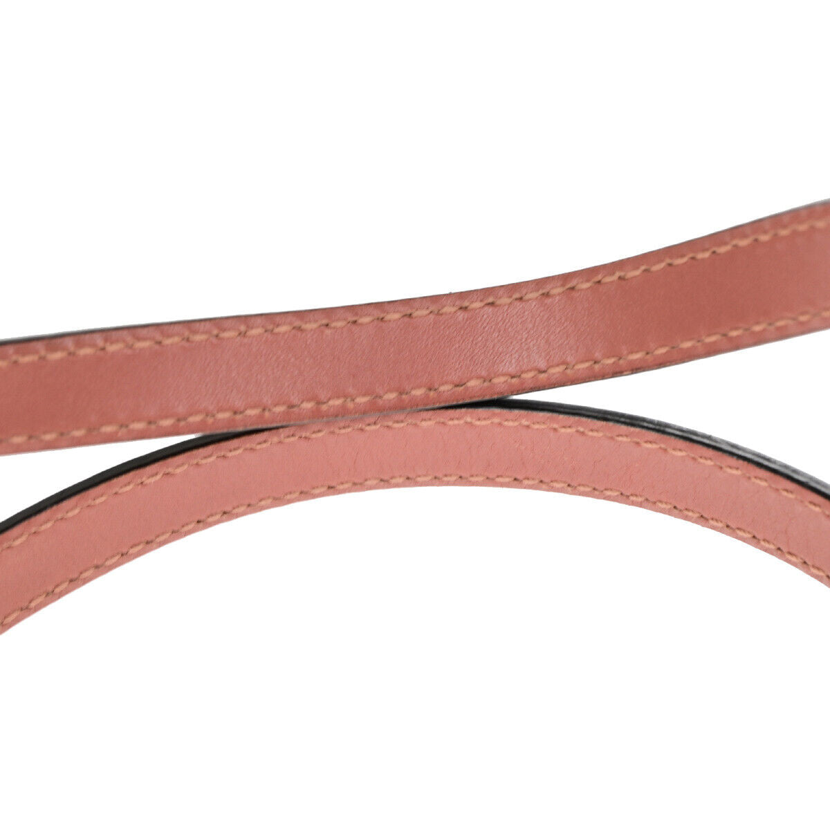 GUCCI Logo Shoulder Tote Bag Pouch Exotic Leather Pink GHW Italy 82YF660