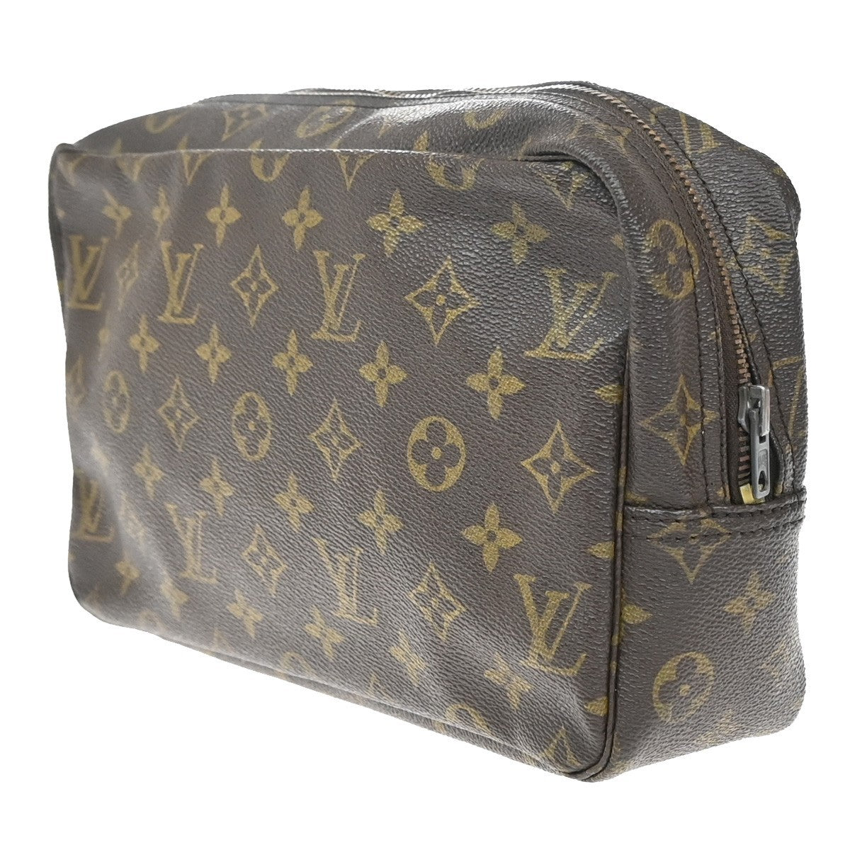 LOUIS VUITTON Trousse Toilette 28 Clutch Hand Bag Monogram Brown M47522 62EG045