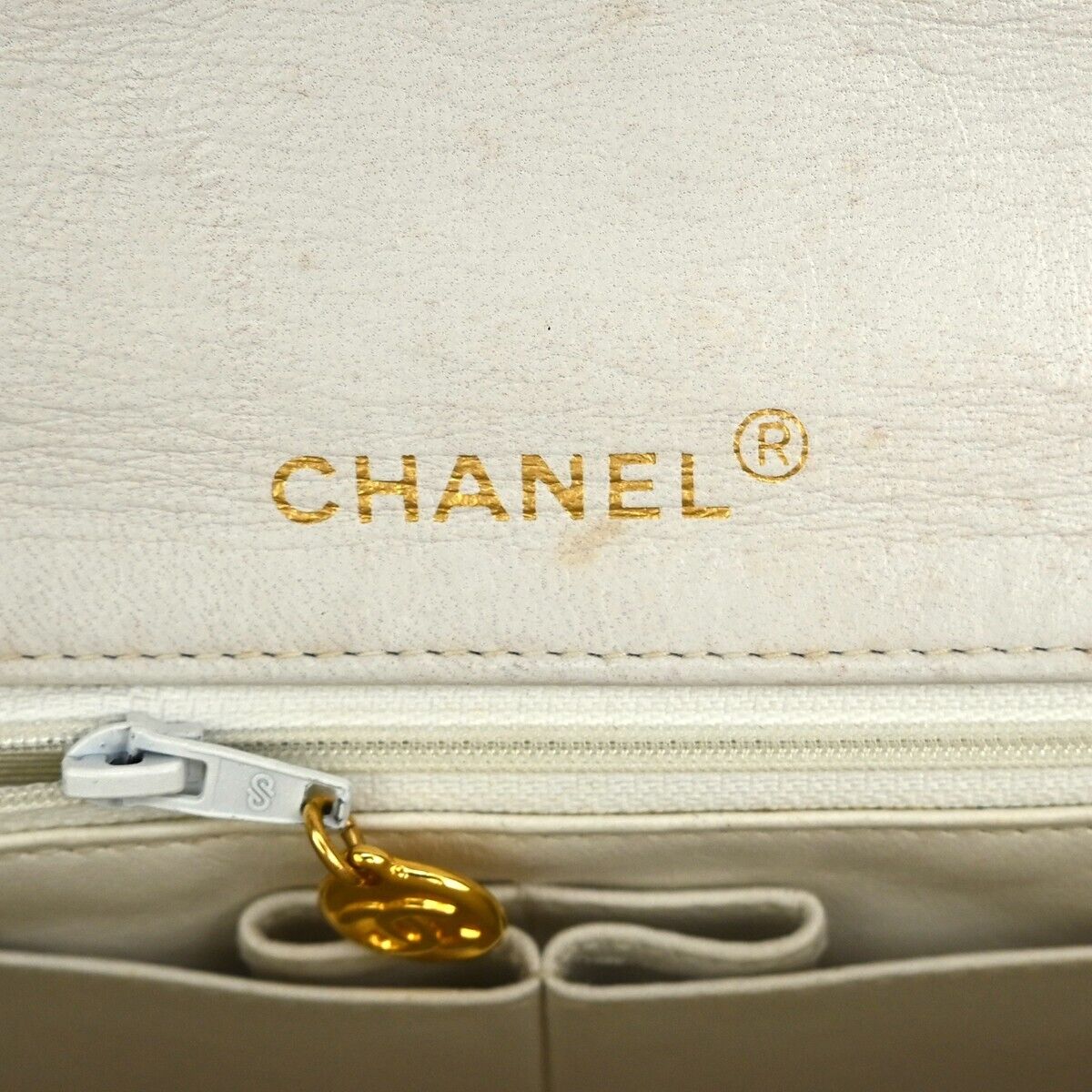 CHANEL CC Logo Matelasse 23 Chain Shoulder Bag Leather WE GHW Vintage 657RH323