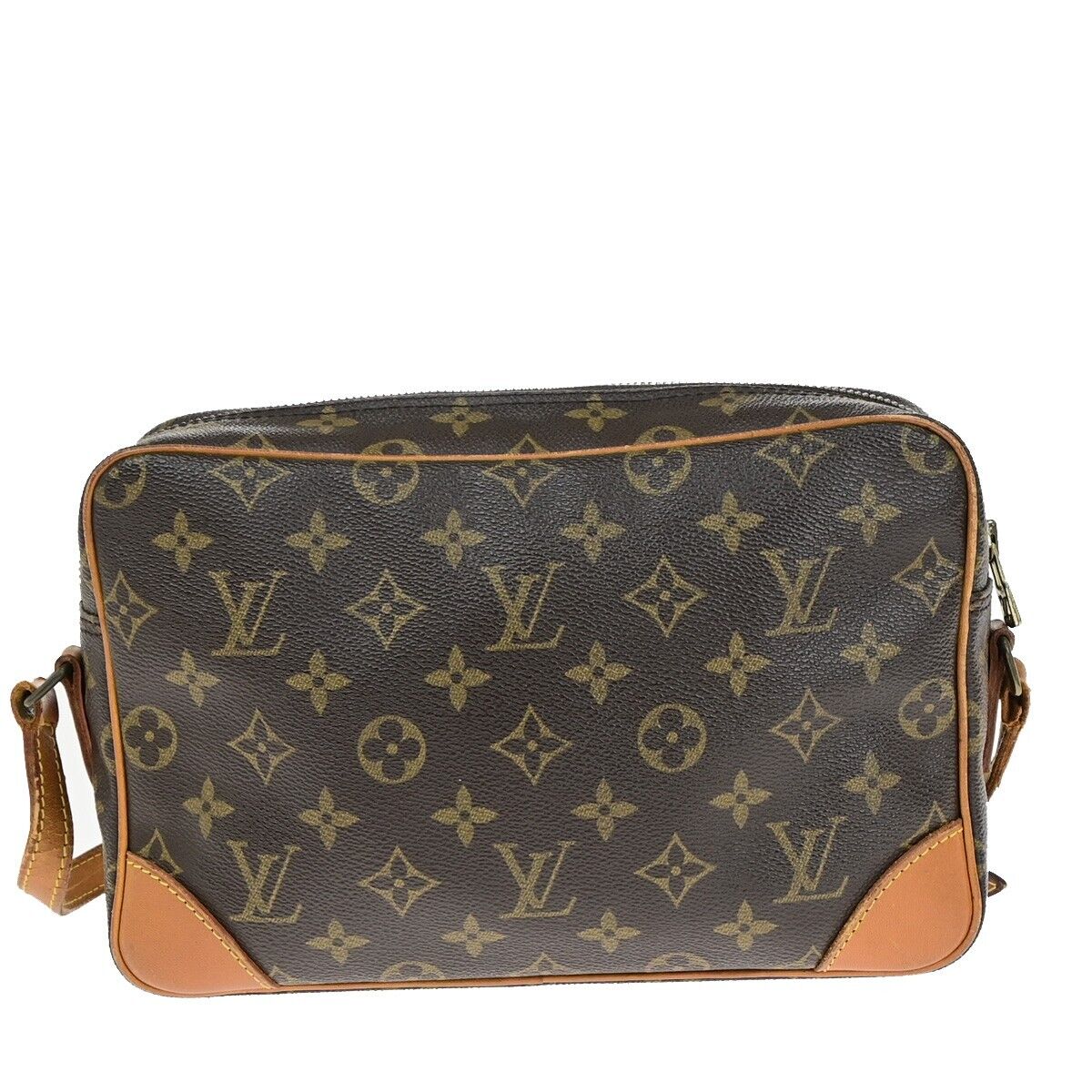 LOUIS VUITTON Trocadero 27 Shoulder Bag Monogram Leather Brown M51274 30EB146