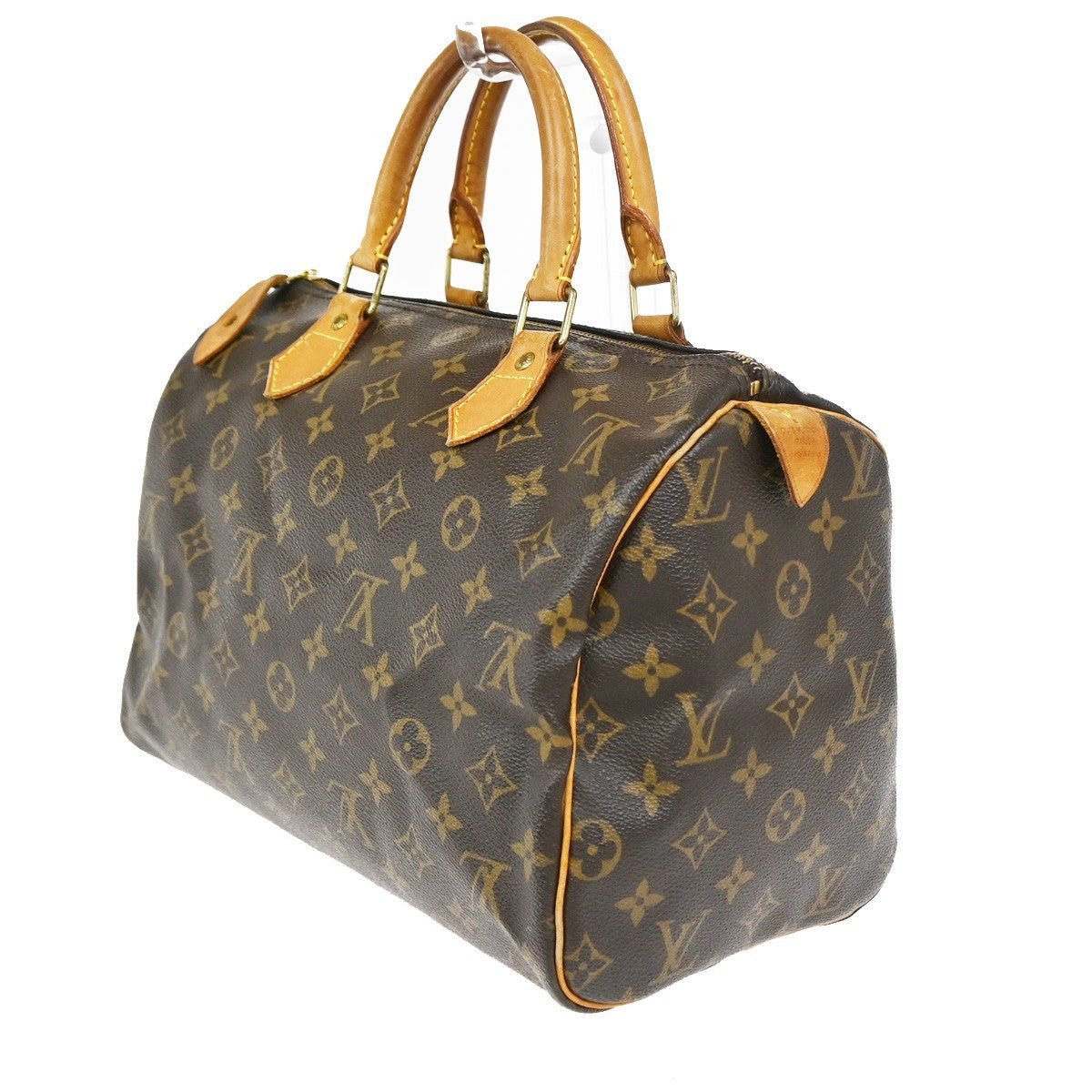 LOUIS VUITTON Speedy 30 Travel Hand Bag Monogram Leather Brown M41526 15CA900