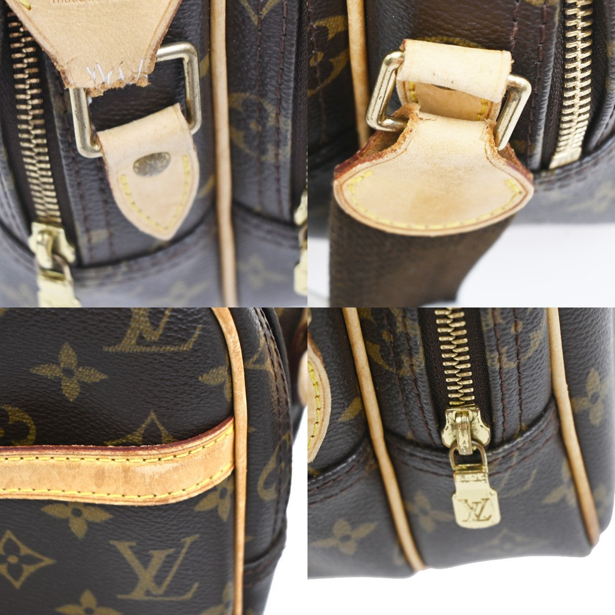 LOUIS VUITTON Reporter Crossbody Shoulder Bag Monogram Leather BN M45254 32KC942