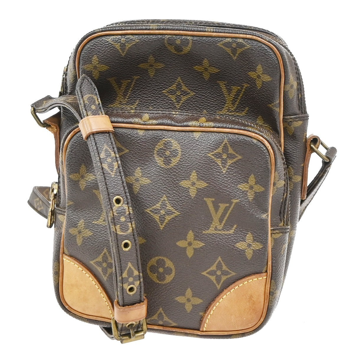 LOUIS VUITTON Amazon Crossbody Shoulder Bag Monogram Leather BN M45236 31KC695