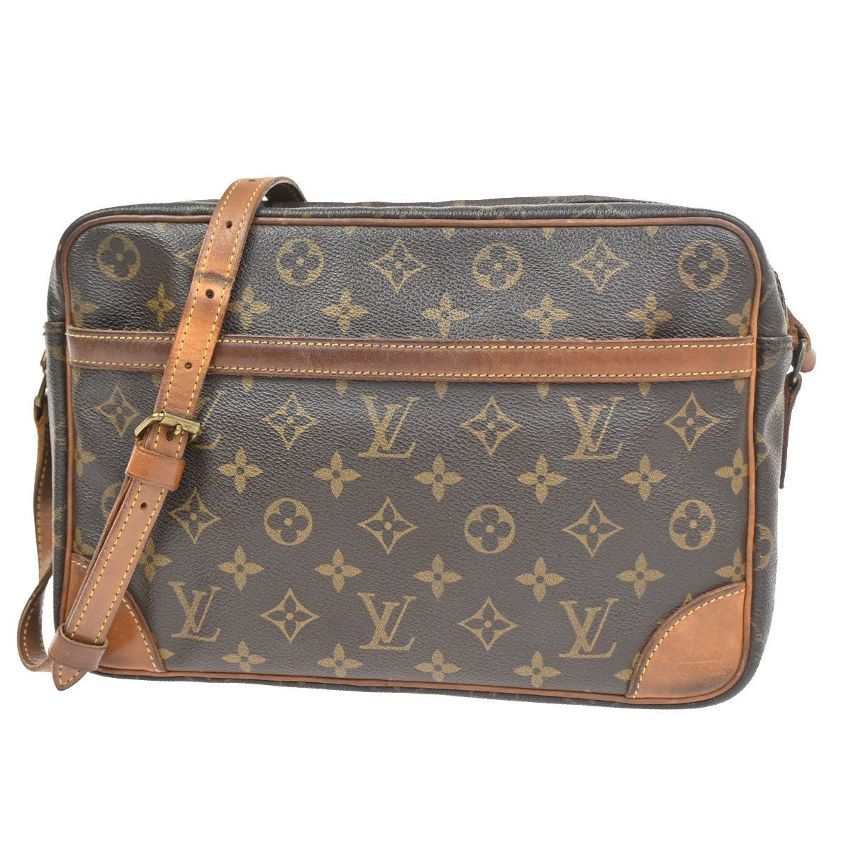 LOUIS VUITTON Trocadero 30 Shoulder Bag Monogram Leather Brown M51272 31CA822