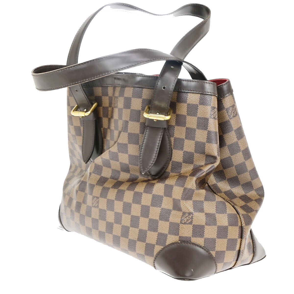 LOUIS VUITLOUIS VUITTON Hampstead MM Shoulder Bag Damer Leather N51204 86YG481