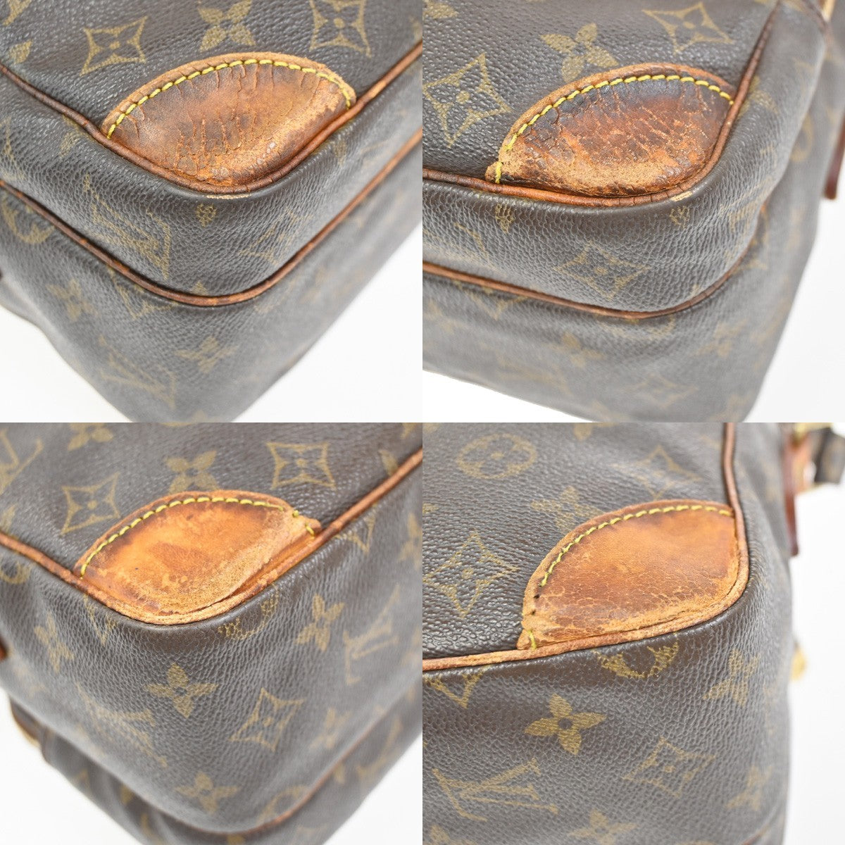 LOUIS VUITTON Nile Crossbody Shoulder Bag Monogram Leather Brown M45244 04YJ069