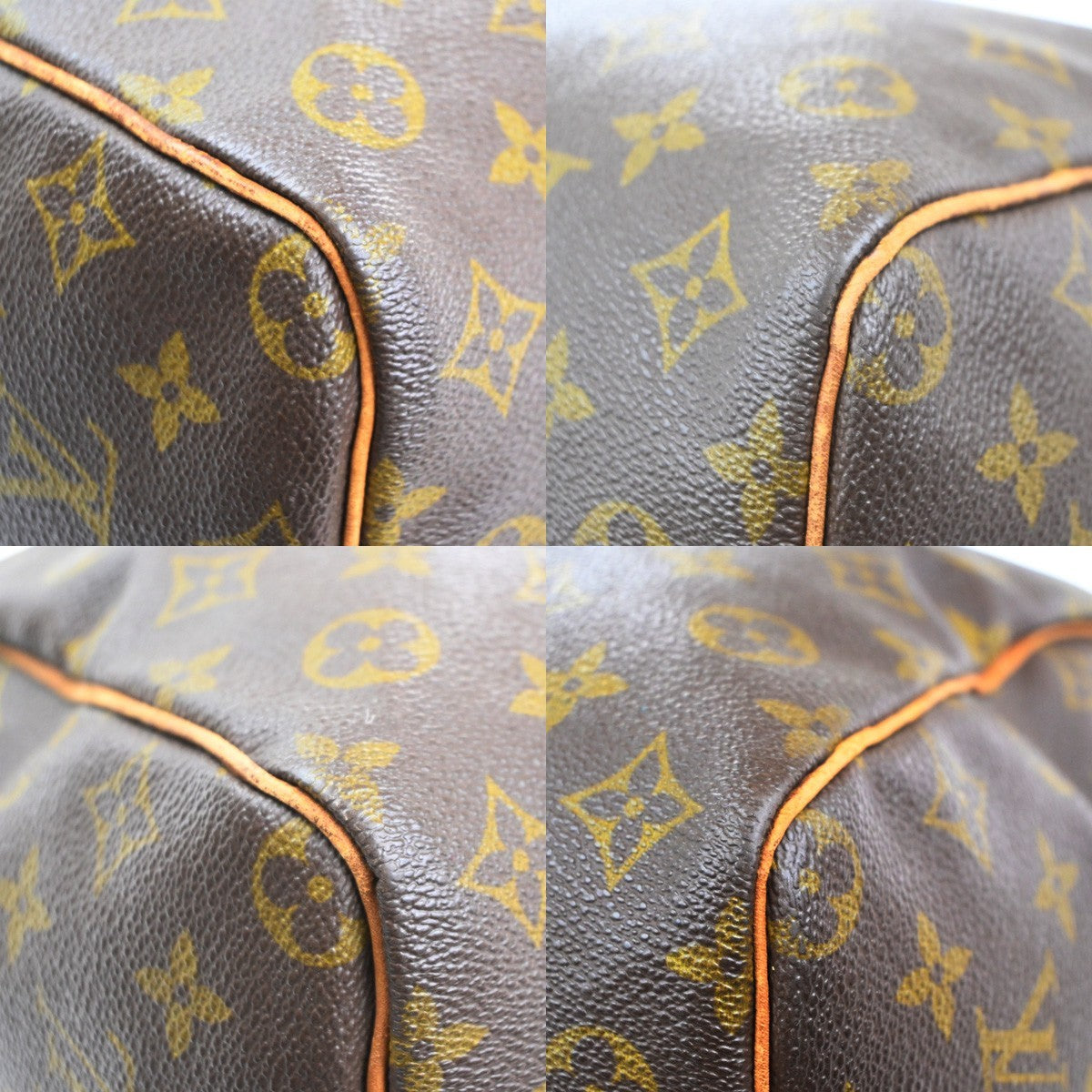 LOUIS VUITTON Speedy 35 Travel Hand Bag Monogram Leather Brown M41524 31MA296